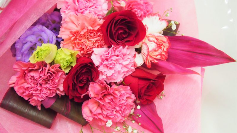 【記念日】赤バラの花束