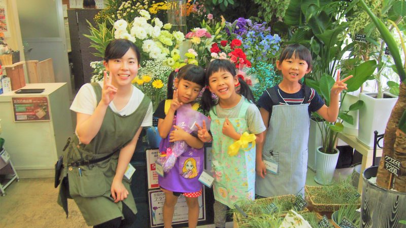 「2018summer　お花屋さん体験会」を開催しました