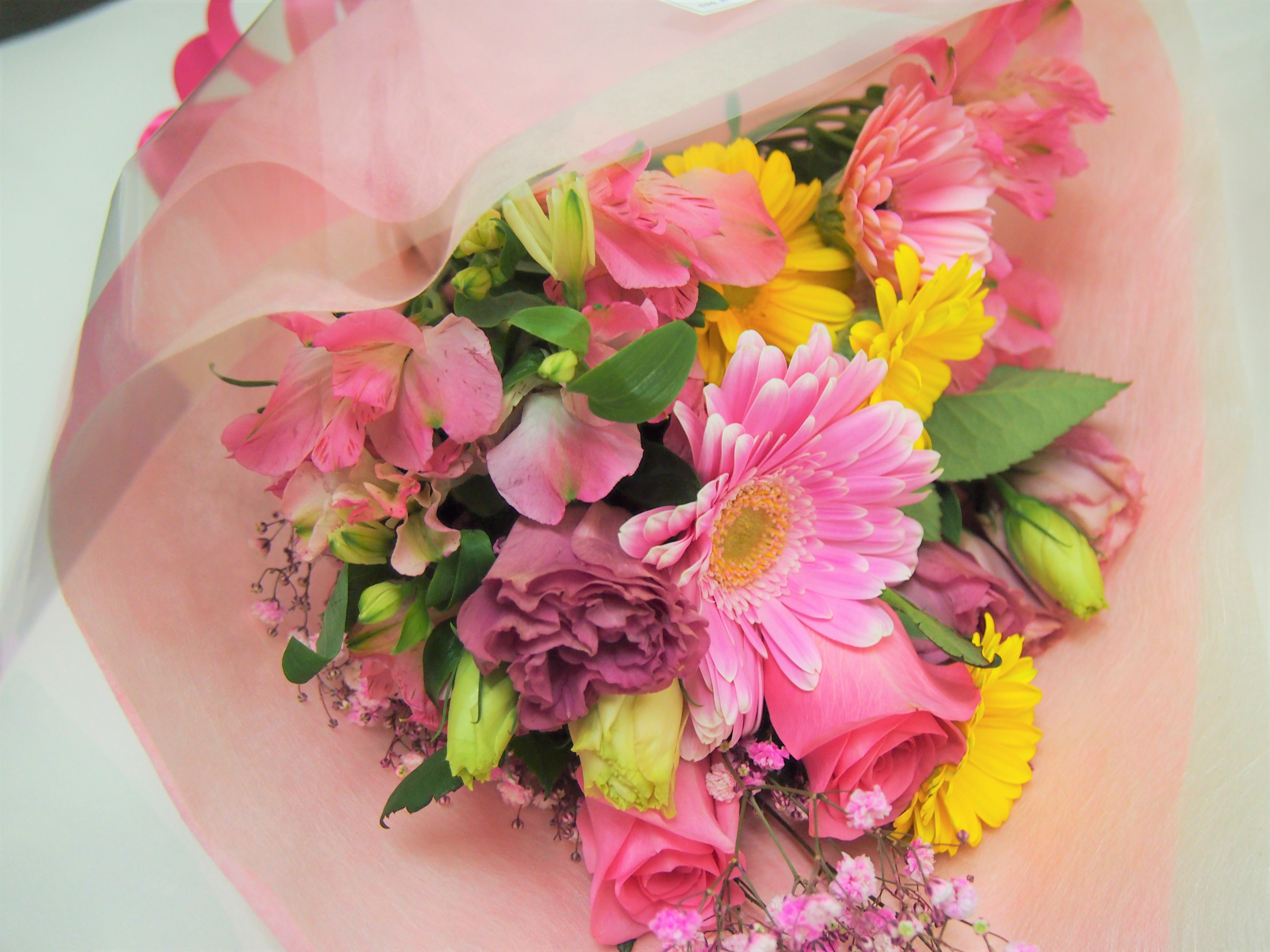 【誕生日】優しいピンクの花束 | 花の店サトウ 公式サイト